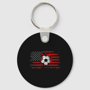 Chaveiro Roupas de Futebol com Bandeira Americana - Futebol