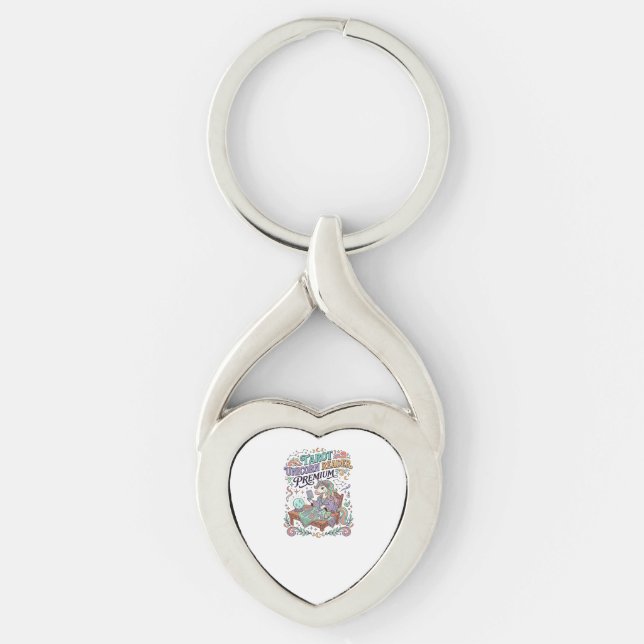 Chaveiro Roupas Kawaii Premium Leitor de Tarot Unicórnio (Frente)