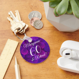Chaveiro Roxo 60 Elegante e aposentadoria