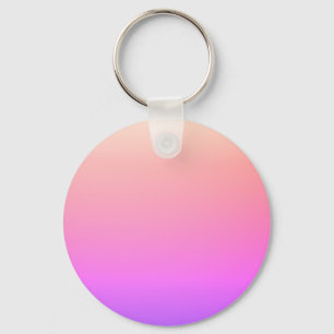 Chaveiro Roxo Colorido Desvanecendo Rosa e Pêssego Ombre