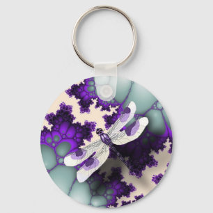 Chaveiro roxo da libélula