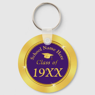 Chaveiro Roxo e presentes personalizados ouro da reunião d