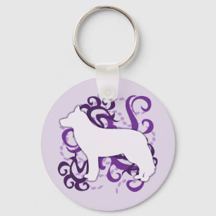 Chaveiro Roxo Irritante Siberian Husky