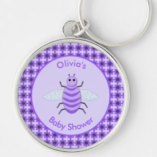 Chaveiro Roxo Roxo Roxo Bebê Sexo Chá de fraldas Neutro