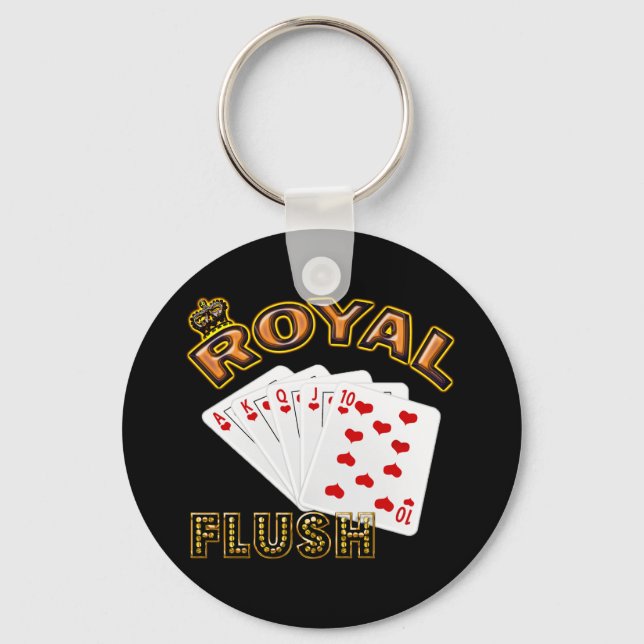 CHAVEIRO ROYAL FLUSH (Frente)