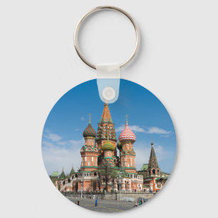 Chaveiro Rua.Catedral de Basil em Moscou