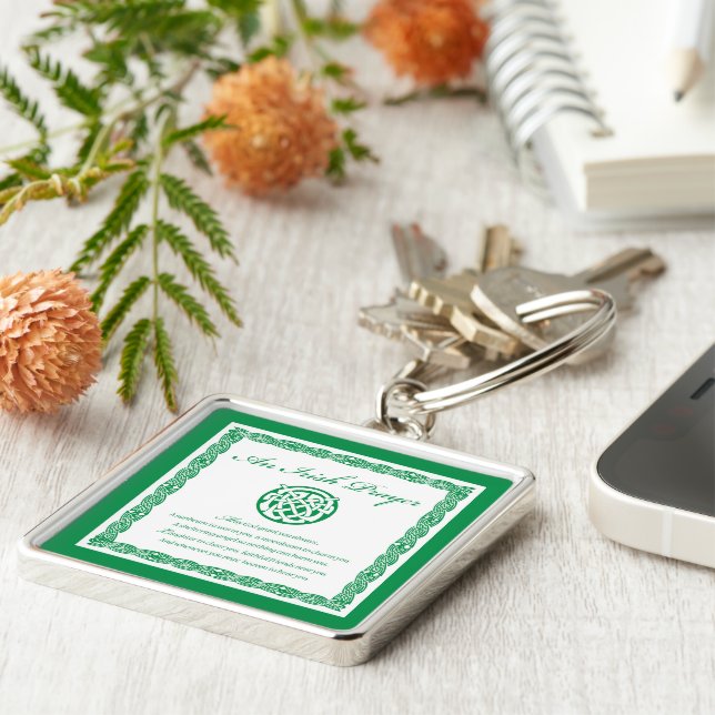 Chaveiro Rua Celta de Oração. Dia de Patrick (Lateral)