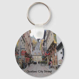 Chaveiro Rua de Cidade de Quebec