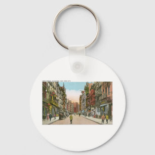 Chaveiro Rua de Mott, CHINATOWN, Nova Iorque (vintage)