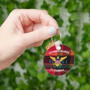 Chaveiro RUA de Sinalizador das Ilhas Virgens dos EUA Thoma