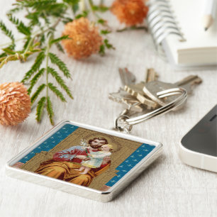 Chaveiro Rua encantada, Joseph com o Toddler Cristo Child