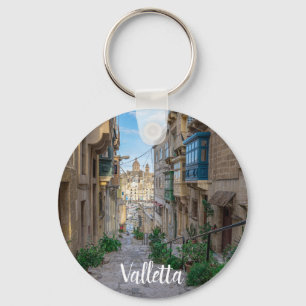 Chaveiro Rua estreita de pedra em Malta