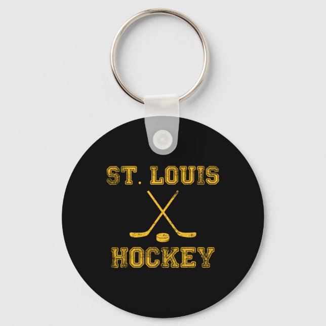 Chaveiro Rua Louis Ice Hockey Sticks State Outile Stl Tee (Frente)