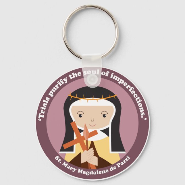 Chaveiro Rua: Mary Magdalene de Pazzi (Frente)