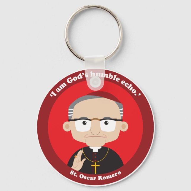 Chaveiro Rua, Oscar Romero (Frente)