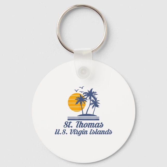 Chaveiro Rua santo Thomas Us Virgin Islands Caribe Praia (Frente)