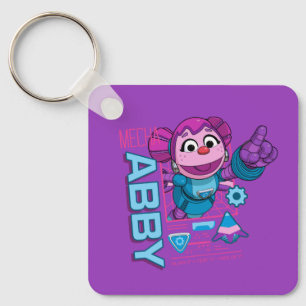 Chaveiro Rua Sésamo Mecha Builders Abby Cadabby
