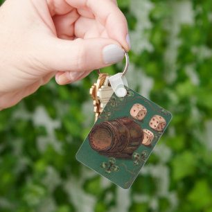 Chaveiro Rua Vintage, Dia de Patrick, Boa Sorte