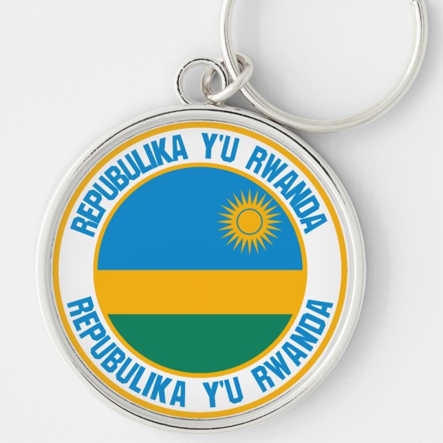 Chaveiro Ruanda Round Emblem (Frente)