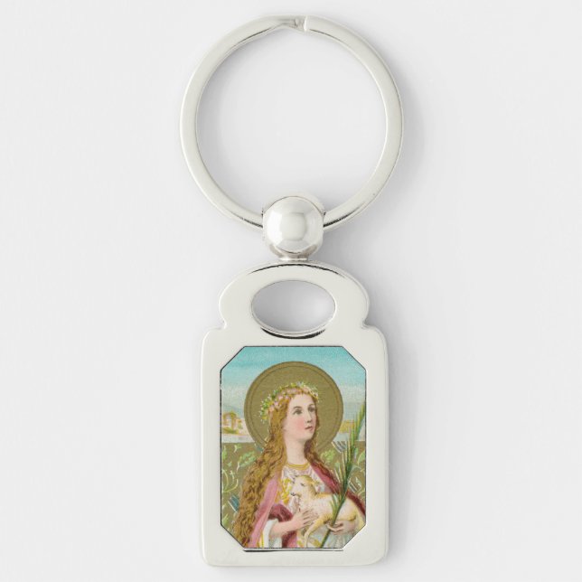 Chaveiro Ruas. Agnes de Roma (BC 01) (Frente)