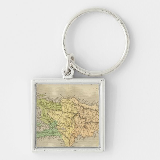 Chaveiro Ruas de gelo. Domingue ou Haiti (Frente)
