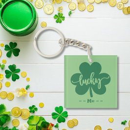 Chaveiro Ruas De Vestuário Com Sorte Verde Personalizada.