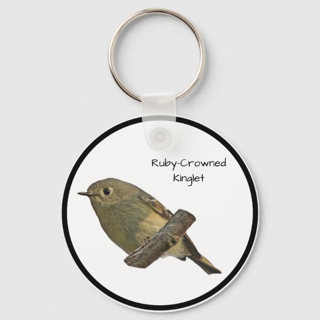 Chaveiro Ruby Crowned Kinglet (Frente)