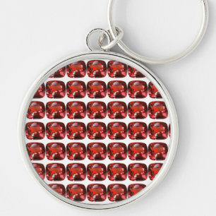 Chaveiro Ruby Gemstone Red