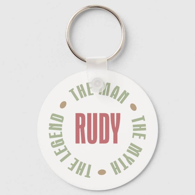 Chaveiro Rudy, o Homem, o Mito, a Lenda (Frente)