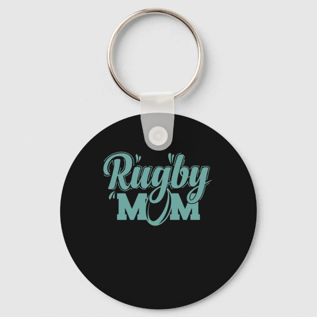 Chaveiro Rugby Mom Football Sport Spieler Fans (Frente)