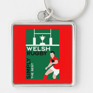 Chaveiro Rugby Wales Fan Art