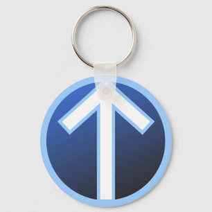 Chaveiro Rune do guerreiro de Tiwaz Teiwaz Tyr