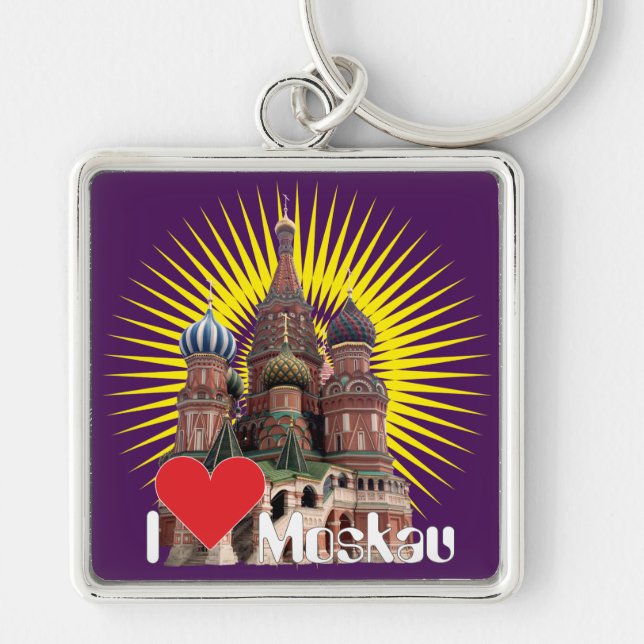 Chaveiro Rússia - Rússia Moskau Schlüsselanhänger (Frente)