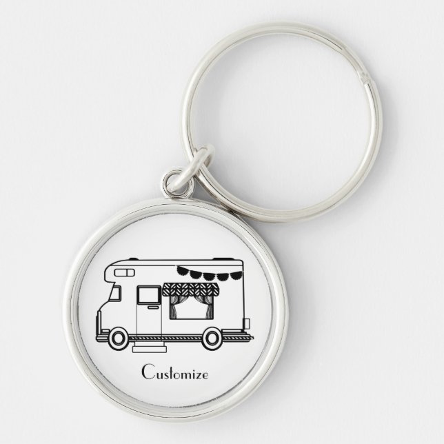 Chaveiro RV Camper Caravan Thunder_Cove (Frente)