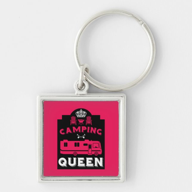 Chaveiro RV Camping Queen USA (Frente)