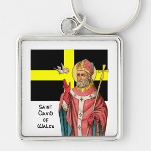 Chaveiro S. Davi de Gales (P 001) e sua Bandeira