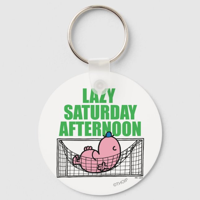 Chaveiro Sábado À Tarde Com O Sr. Lazy (Frente)
