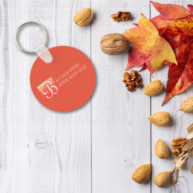 Chaveiro Sabedoria cita boa sorte inspiradora (Criador carregado)