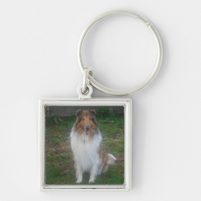 Chaveiro Sable Rough Collie (Frente)