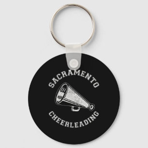 Chaveiro Sacramento Cheer Angustiado Retro Cheerleader dos 