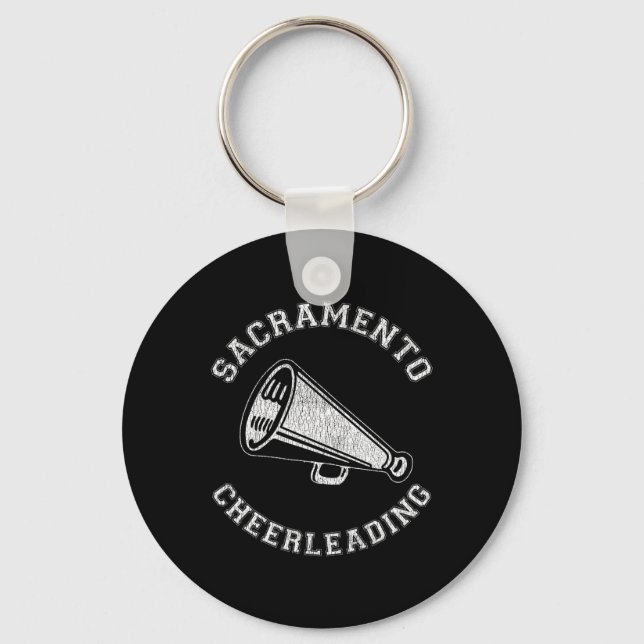 Chaveiro Sacramento Cheer Angustiado Retro Cheerleader dos  (Frente)