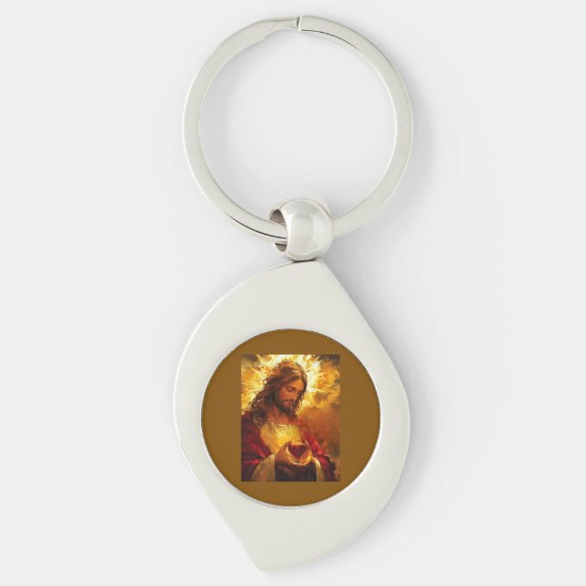 Chaveiro Sacred Heart of Jesus  (Frente)