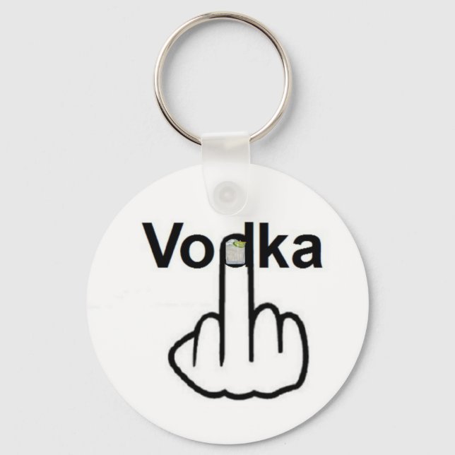 Chaveiro Sacudir de Vodka de cadeia-chave (Frente)