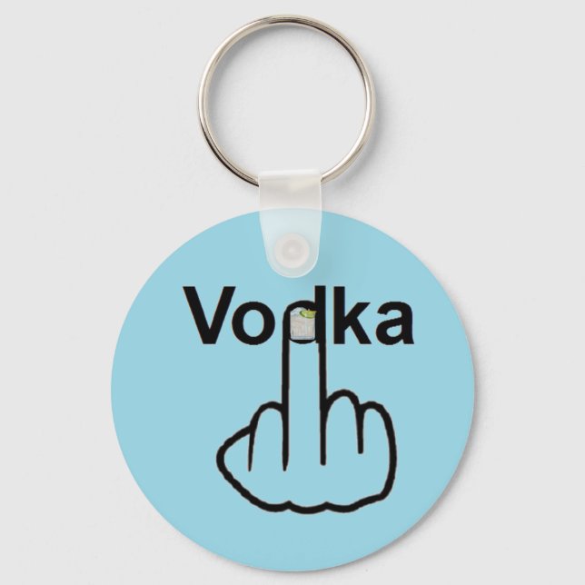 Chaveiro Sacudir de Vodka de cadeia-chave (Frente)