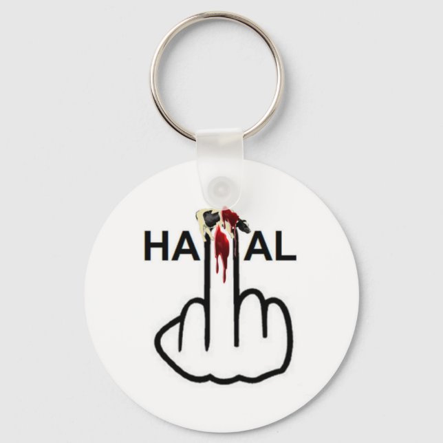 Chaveiro Sacudir Halal de Cadeia de Chaves (Frente)