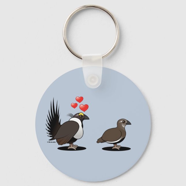 Chaveiro Sage Grouse Love (Frente)