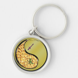 Chaveiro Sagitário e Caprino Metálico