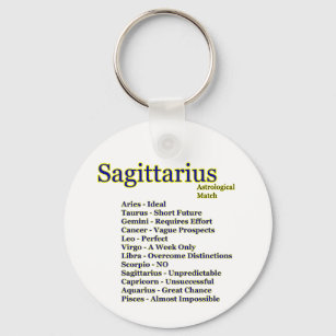 Chaveiro Sagittarius Astrological Match The MUSEUM Zazzle G