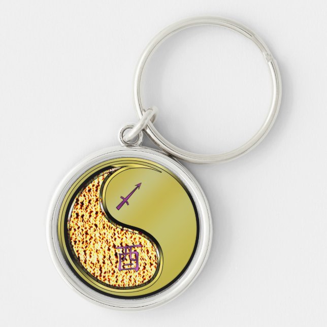 Chaveiro Sagittarius & Metal Rooster (Frente)