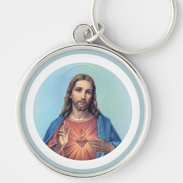Chaveiro Sagrado Coração de Jesus Keyring (Frente)